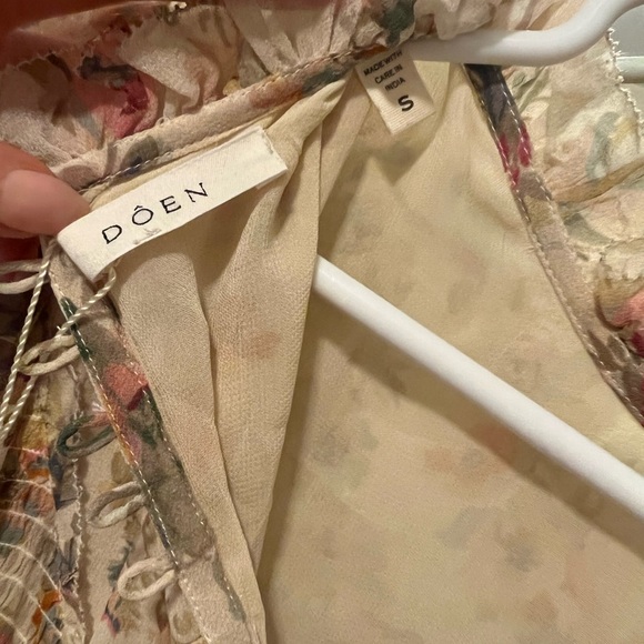 Dôen Doen NWT Tiarella floral dress small - Picture 13 of 14